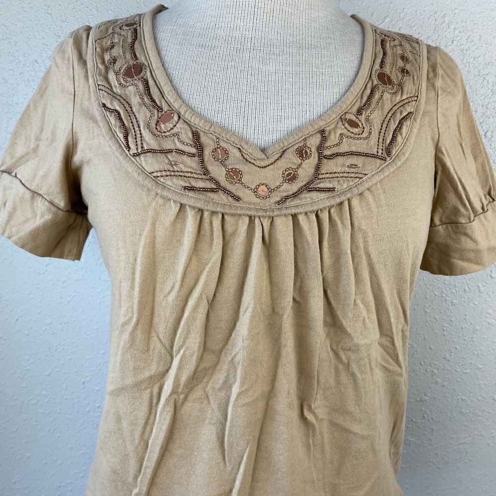 Basic Editions Short Sleeve Top Size S EUC - Picture 2 of 6